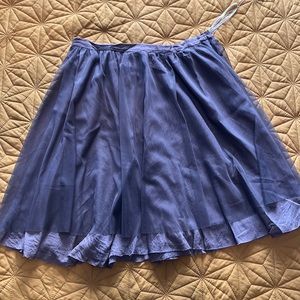 Mesh and satin shirt